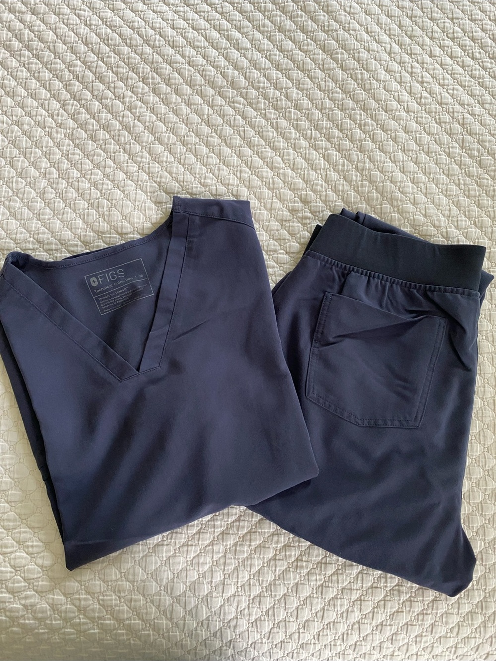 Figs Casma + Zamora Scrub Set Dark Harbor